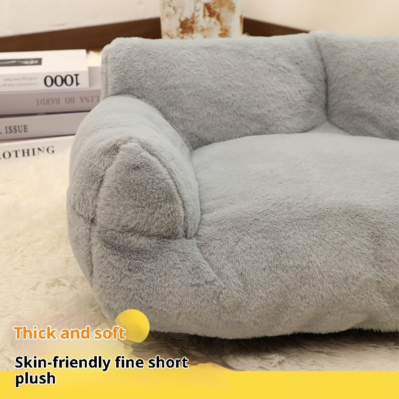 Soft Plush Rabbit Pet Sofa Bed