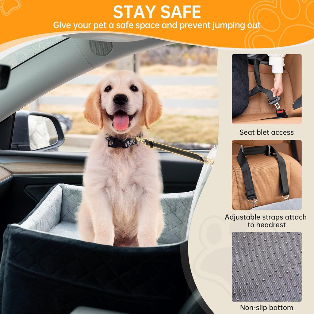 Pet Car Bed for Small & Medium Dogs – Backseat Cushion