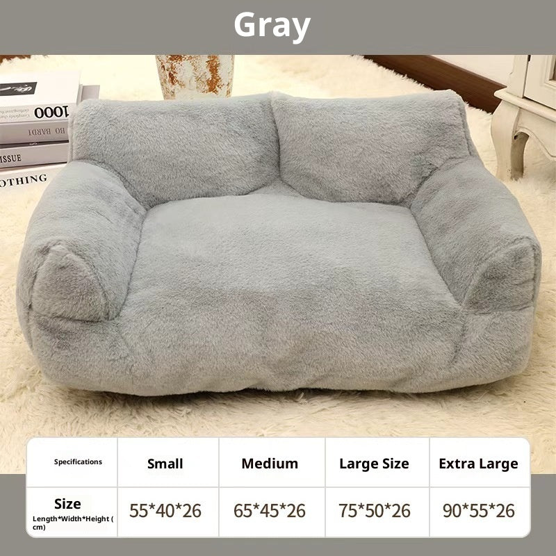 Soft Plush Rabbit Pet Sofa Bed