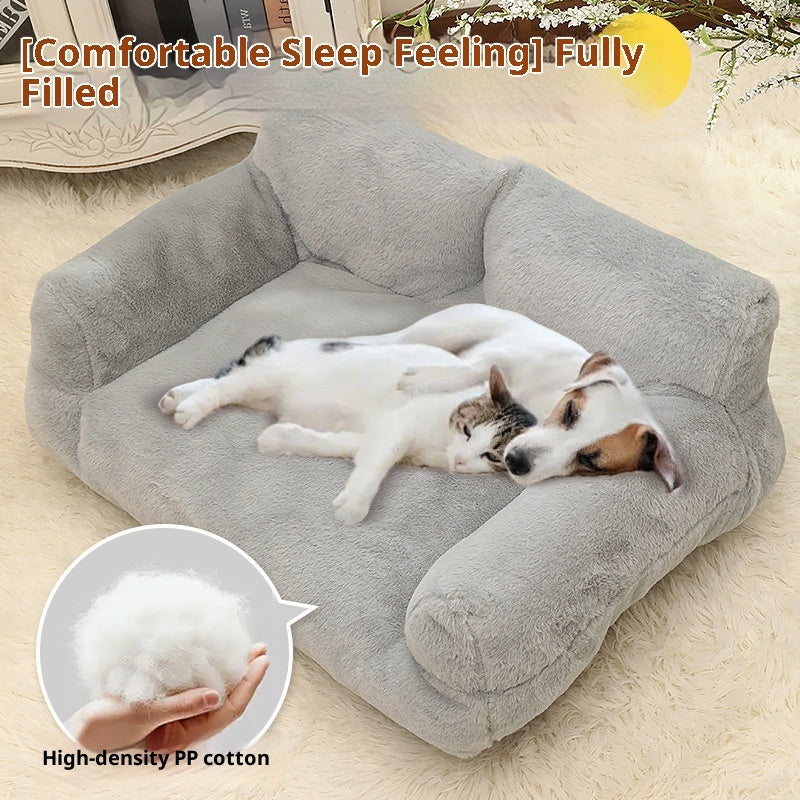 Soft Plush Rabbit Pet Sofa Bed