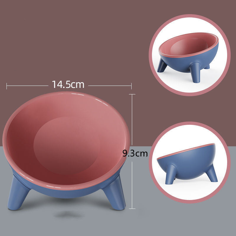 Pet Food Bowl with Stand for Cats & Dogs
