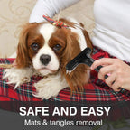 Double Row Pet Deshedding Grooming Comb