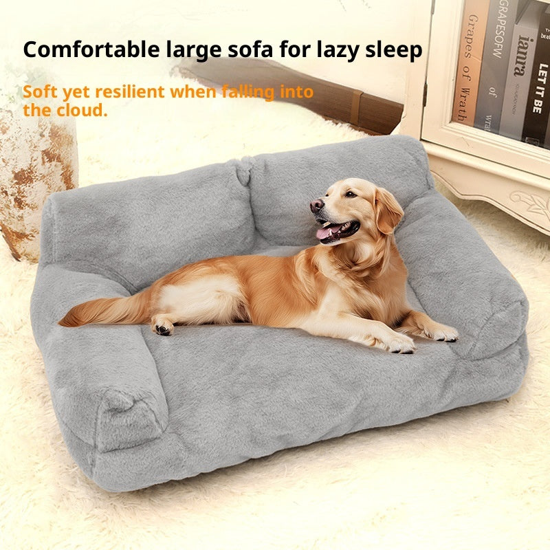 Soft Plush Rabbit Pet Sofa Bed