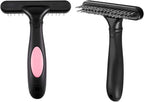 Double Row Pet Deshedding Grooming Comb